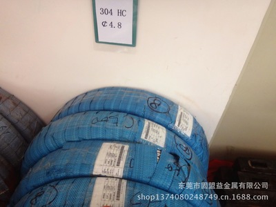 【SUS304HC Φ4.8 优质不锈钢线材螺丝线 厂家定制批发本色草酸】价格,厂家,图片,不锈钢线材,东莞市固盟益金属-